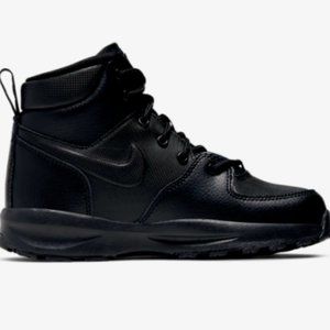 Nike Manoa LTR Boots Shoes TD BQ5374-001 Black Toddler Kids